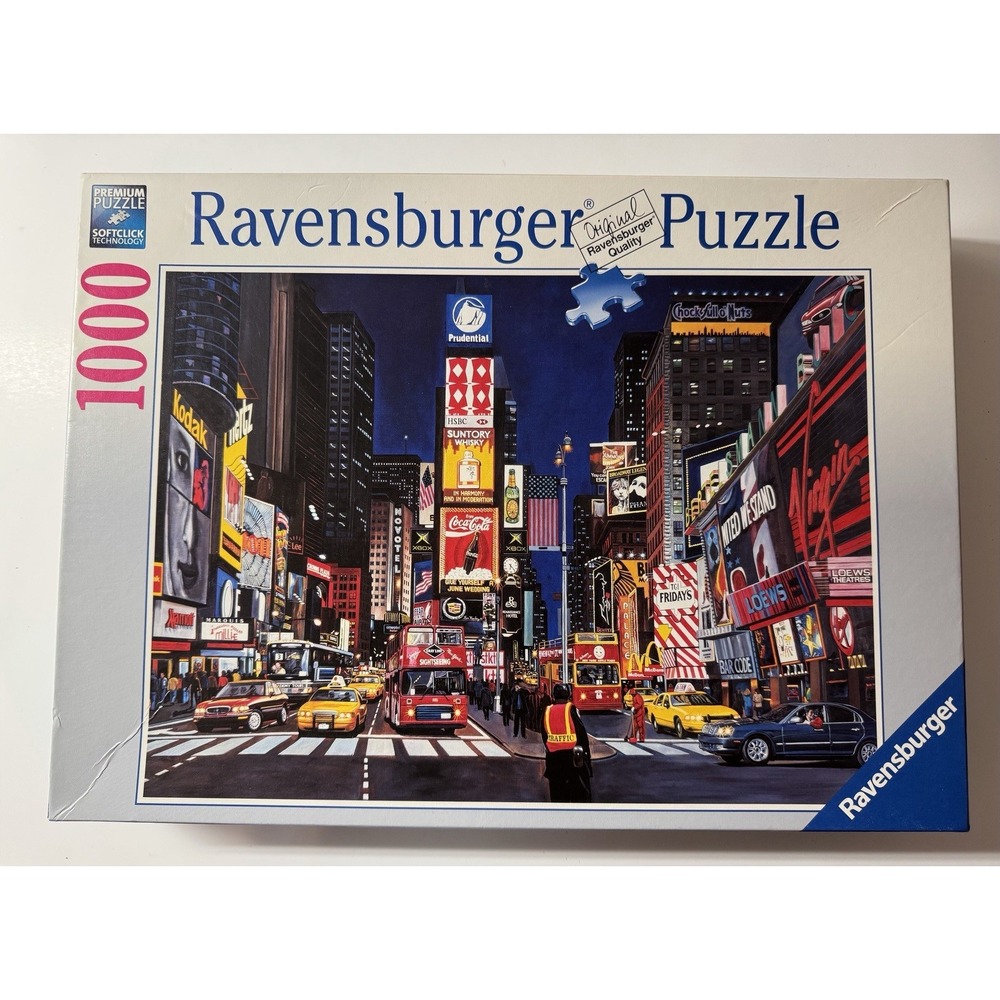 Ravensburger Times Square New York City Puzzle 1000 Pieces #192083 Ken Keeley